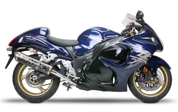 Two Brothers Suzuki Hayabusa '08-Present M2 Carbon Fiber Slip On ...