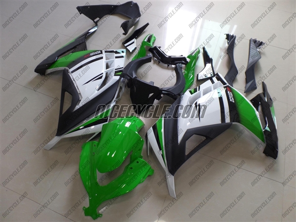 2013-Present Kawasaki Green/White Fairings | # 2582-40