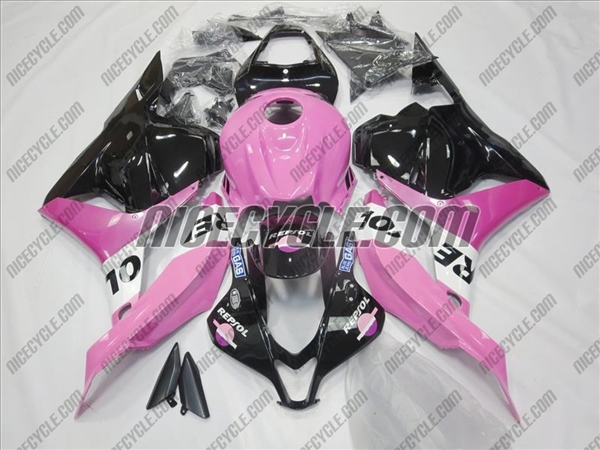 2009 2012 Honda CBR 600RR Pink Repsol Fairings 2799 1