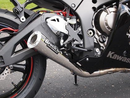 Brocks Kawasaki Zx10r Exhaust (2011-present) Slip-on System Single 