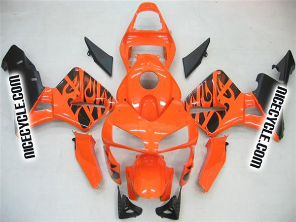 2003-2004 Honda CBR 600RR Orange Tribal Fairings | # 99