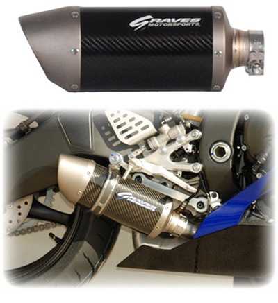 Yamaha YZF R6 Exhaust System CARBON Slip On Graves Motorsports (2006 ...