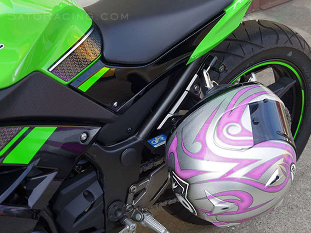 kawasaki ninja helmet lock