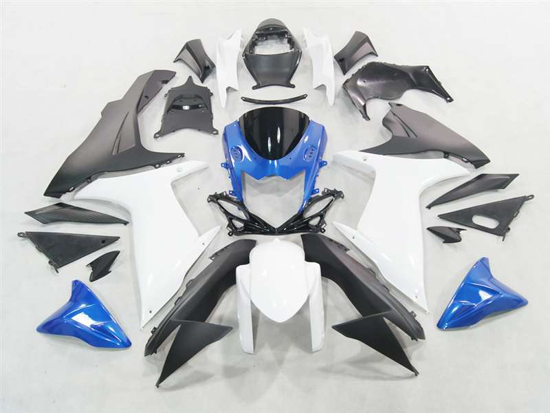 20112017 Suzuki GSXR 600 750 White/Blue OEM Style Fairings NS611176