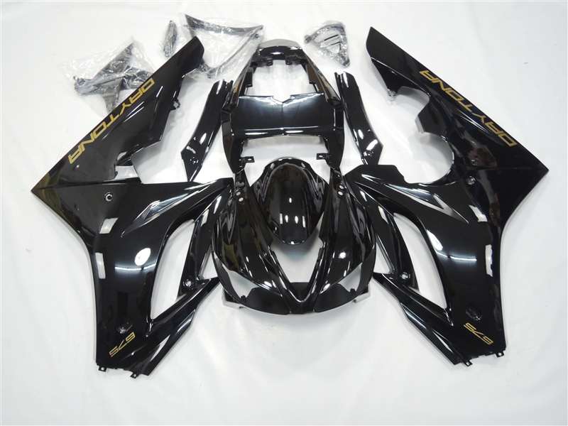 20092012 Triumph Daytona 675 Pure Black Motorcycle Fairings NT609124