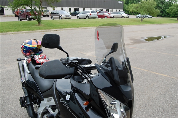 suzuki v strom 650 touring screen