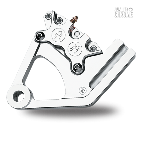 Harley FXST/FLST Softail '00-'06 Rear Chrome 4-Piston Classic Calipers ...