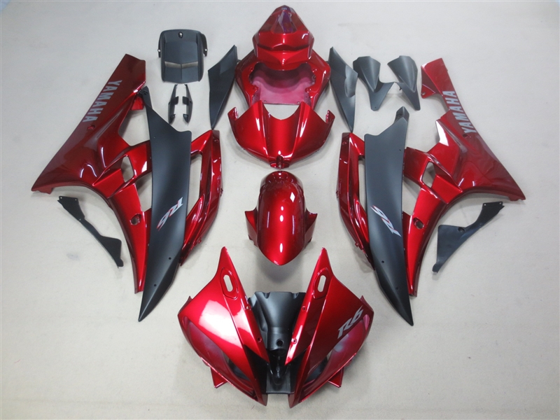 2006-2007 Yamaha YZF R6 Candy Red Fairings | R66713