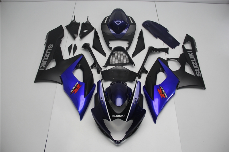 Motorcycle Fairings Kit - 2005-2006 Suzuki GSXR 1000 Blue/Black Custom ...