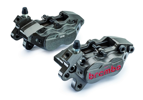 Yamaha V- Max 2009-2011 Brembo Axial CNC 2 Piece Caliper Kit Hard ...